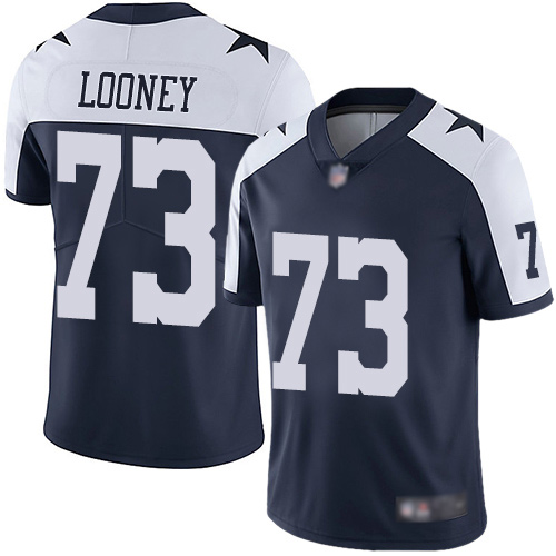 Men Dallas Cowboys Limited Navy Blue Joe Looney Alternate #73 Vapor Untouchable Throwback NFL Jersey->women nfl jersey->Women Jersey